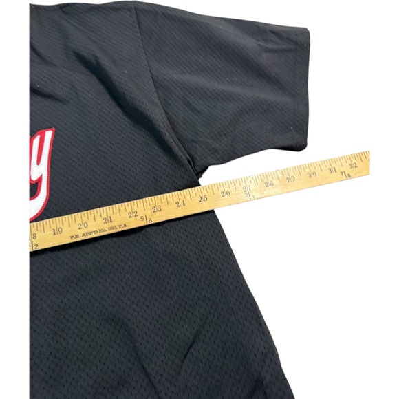 Kansas City Wildcats "Wild Cats" Baseball Jersey Mens XXL Black Mesh Button USA - Picture 3 of 6